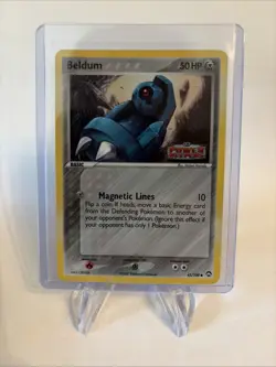 Beldum Pokemon TCG EX Power Keepers Reverse Holo Stamped Card #45/108 - Image 1