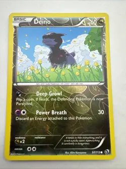 Deino 97/113 MINT/NM Pokemon Cards Legendary Treasures Reverse Holo Rare - Image 1