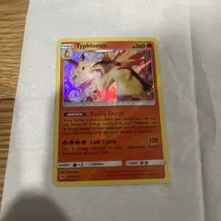 Pokemon TCG SM Lost Thunder 42/214 Typhlosion Rare Holo Card - Image 1