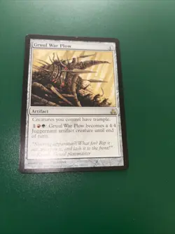 MTG Gruul War Plow Guildpact Regular Card Rare Magic The Gathering LP Condition - Image 1