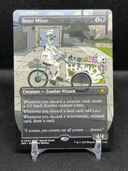 MTG English Bone Miser (Borderless) NM Foil Special Guests 387 - Image 1