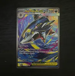 Mega Sharpedo EX 127/094 XY: Primal Clash Secret Rare Full Art Holo Card - Image 1
