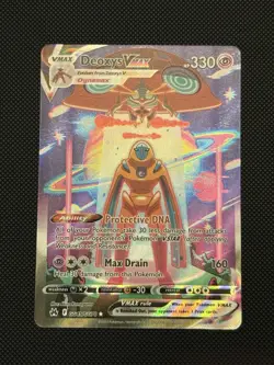 Pokemon Card - Deoxys VMAX TCG GG45/GG70 Crown Zenith Galarian Gallery - M/NM - Image 1
