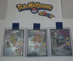 Pokemon TCG First Partner Illustration Gen 1 Sinnoh Starters Set Mint/Near Mint - Image 3