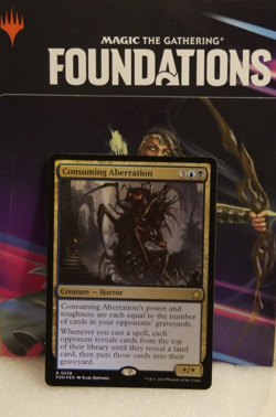 MTG FDN: Consuming Aberration (Creature Horror) Foil Rare 0238 - Image 1
