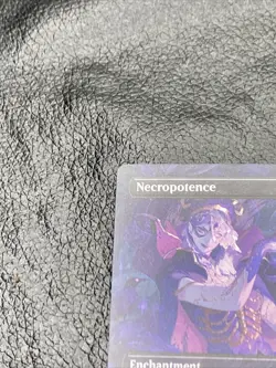 B6 MTG Necropotence Anime Borderless NM-Mint, English Wilds of Eldraine Enchant - Image 2