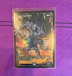 Magic The Gathering TMNT Super Shredder Mythic Foil Full Art Legendary M 0285 - Image 1