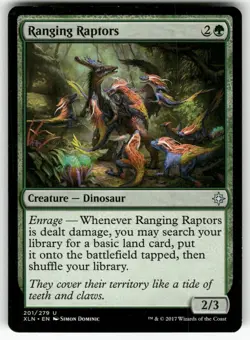 Ranging Raptors 201 Uncommon Ixalan Magic: The Gathering NM - Image 1