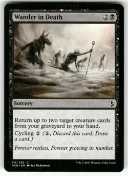 Wander in Death 115 Common Amonkhet Magic: The Gathering NM - Image 1