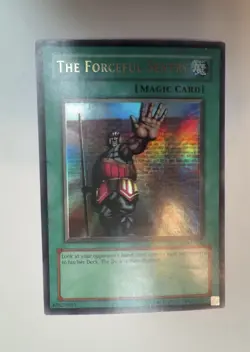 Yu-Gi-Oh! The Forceful Sentry MRL-045 Ultra Unlim Misprint Small Foil Shift MP - Image 1