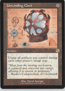 Unwinding Clock (Schematic) The Brothers' War: Retro Frame Artifacts NM - Image 1