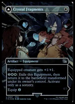 MTG Crystal Fragments (Borderless) - FINAL FANTASY #357 Foil NM - Image 1