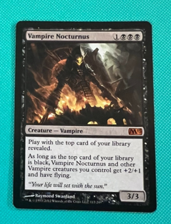 Vampire Nocturnus - Core Set 2013 - MTG - Magic the Gathering - Image 1