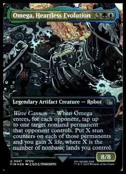 MTG Omega, Heartless Evolution (Borderless) - FINAL FANTASY #347 Foil NM - Image 1