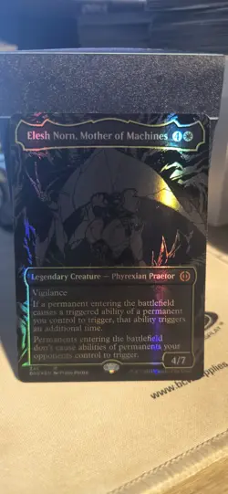Elesh Norn, Mother of Machines (Oil Slick Raised Foil) Phyrexia: All Will Be One - Image 1