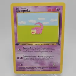 Slowpoke Fossil 1st Edition Regular Common 50 HP 55/62 English 1999 - Image 3