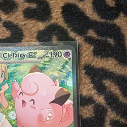 Pokemon Lillie's Clefairy ex Full Art Holo SIR 184/159 Sv09 190 HP ENG - Image 3