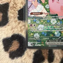 Pokemon Lillie's Clefairy ex Full Art Holo SIR 184/159 Sv09 190 HP ENG - Image 4