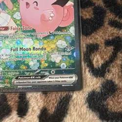 Pokemon Lillie's Clefairy ex Full Art Holo SIR 184/159 Sv09 190 HP ENG - Image 5