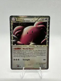 Pokemon Blissey Prime Holo Ultra Rare 106/123 HeartGold SoulSilver EN 2010 (HP) - Image 1