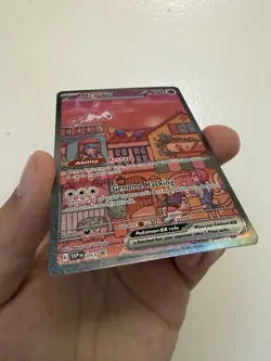 Pokemon Mew EX Shiny Holo Rare TCG Card with Genome Hacking Ability - Image 2
