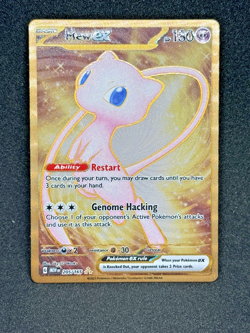 Pokemon TCG Gold Metal Mew EX 205/165 - 151 UPC Promo - NM/MINT! - Image 1