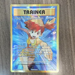 Pokemon Misty's Determination Full Art Ultra Rare Holo 108/108 Evolutions - Image 1
