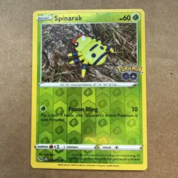 Ditto (Spinarak) - 006/078 - Pokemon Go Reverse Holo Unpeeled YUKA MORII NM - Image 1