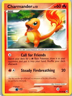 Pokemon TCG Charmander 59/99 Arceus MP - Image 1