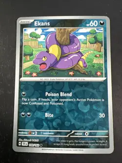 Ekans 100/162 Sv05: Temporal Forces Reverse Holo Pokemon TCG - Image 1