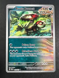 Brute Bonnet - 118/167 - Twilight Masquerade - Pokemon TCG -Uncommon - Regular - Image 1
