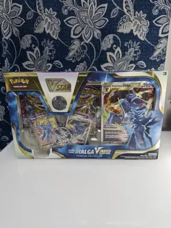 Pokemon Origin Forme Dialga VSTAR Premium Collection 6 Packs DAMAGED BOX - Image 1