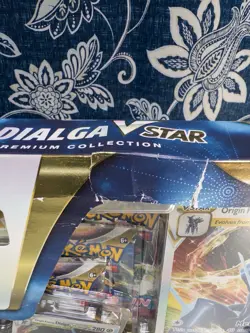 Pokemon Origin Forme Dialga VSTAR Premium Collection 6 Packs DAMAGED BOX - Image 5