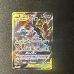 Pokemon TCG Garchomp & Giratina GX SM193 Promo TAG TEAM Holo Eng 270HP - Image 2
