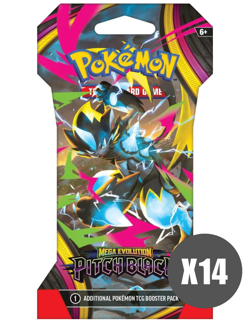 14 Pokemon TCG ME05 - Pitch Black Sleeved Booster Pack - Brand New Sealed - Image 1