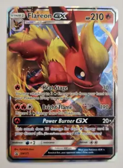 Pokemon FLAREON GX SM171 Holo Rare Sun & Moon Promos - Near Mint 🍒 - Image 2