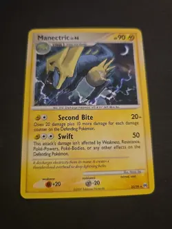 Pokemon Platinum Arceus 22/99 Card Rare Manectric - Image 1