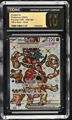 2023 Pokemon SV Paradox Rift Hoopa ex #226/182 CGC 10 Pristine - Image 1