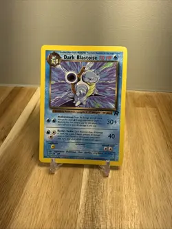 Pokemon Dark Blastoise Team Rocket 20/82 70 HP 2000 English Rare - Image 1