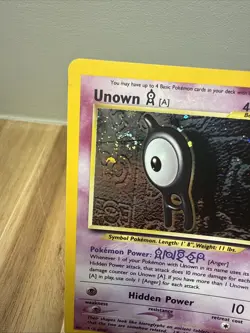 2001 Pokemon Unown [A] Neo Discovery #14 Holo Rare SWIRl LP/NM (LOT OF 2) - Image 2