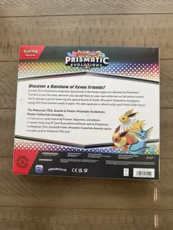 Pokemon TCG Scarlet & Violet Prismatic Evolutions Poster Collection Box Sealed - Image 2