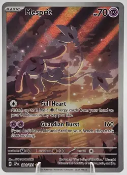 Mesprit 204/191 Pokemon TCG SV Surging Sparks Illustration Rare Card Mint - Image 1