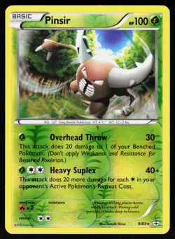 Pinsir 9/83 Rare Generations Pokemon Reverse Holo LP - Image 1