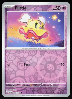 Flittle 68/142 Common Stellar Crown Pokemon Reverse Holo NM - Image 1