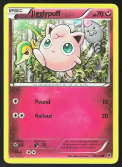 Jigglypuff 65/124 Common Fates Collide Pokemon LP - Image 1