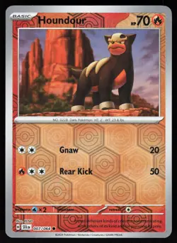 Houndour 007/064 Common Shrouded Fable Pokemon Reverse Holo NM - Image 1
