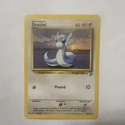 Dratini #38 Pokemon TCG - Base 2 Set - Vintage Uncommon Card NM - Image 1