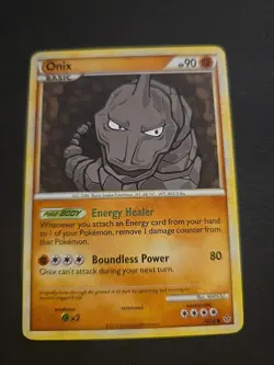 Pokemon Unleashed Card Common Onix 56/95 - Image 1