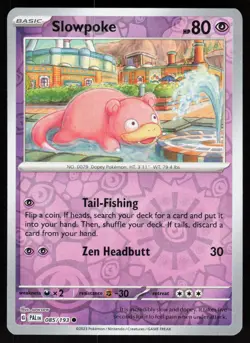 Slowpoke 085/193 Common Paldea Evolved Pokemon Reverse Holo NM - Image 1