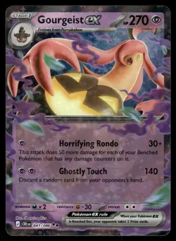 Gourgeist ex 041/086 Double Rare Chaos Rising Pokemon Holo NM - Image 1